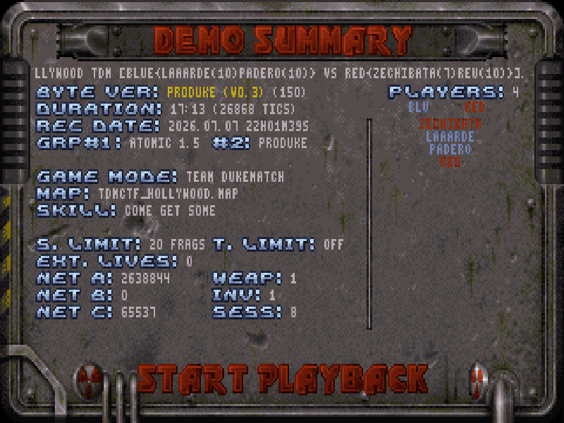 demo summary