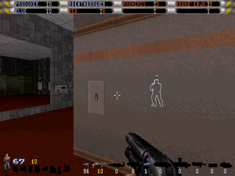 player outline through wall