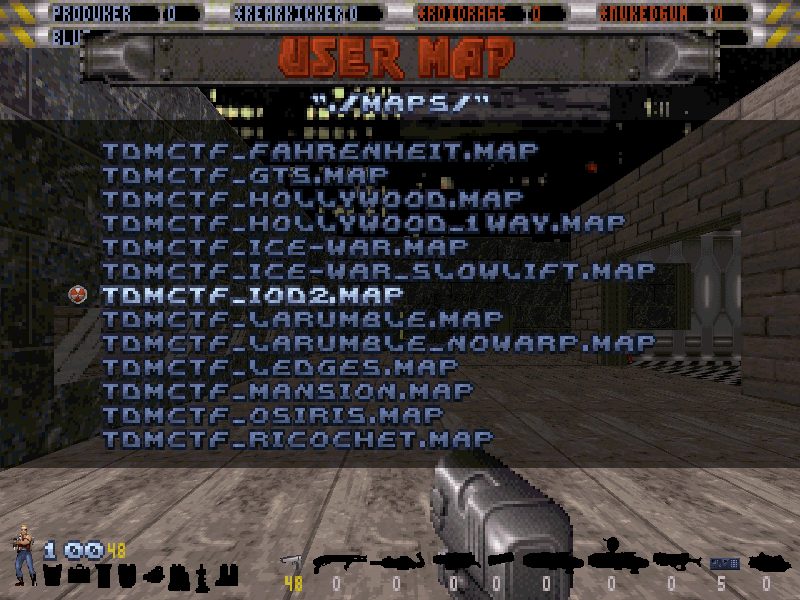 user map selector